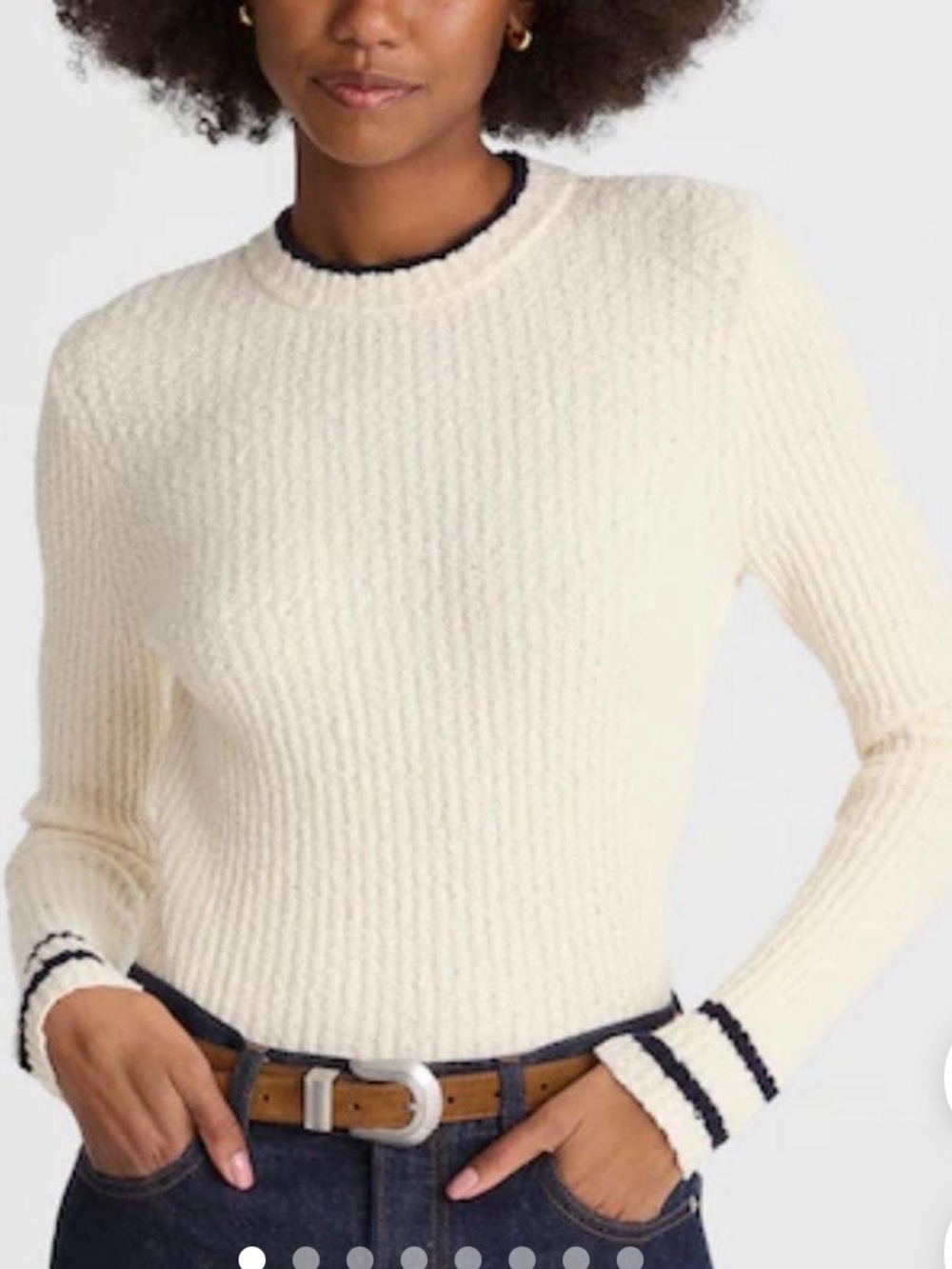Madewell Boucle’-knit Crewneck Sweater